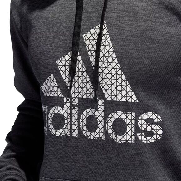Adidas Team Fleece Logo Hoodie Mens Size Large - Picture 4 of 15